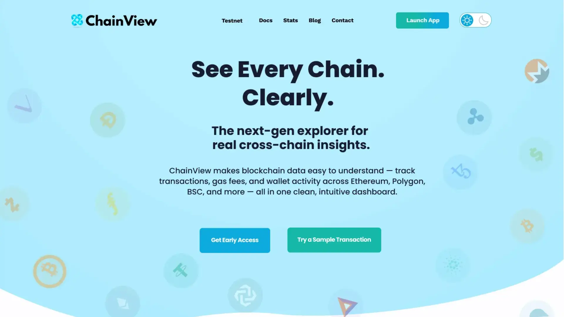Featured Chainview Web3 Landing page ui ux design thumb