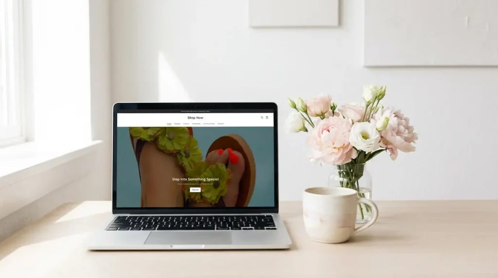 Featured Image Shopify ecommerce website design homepage for women led brand