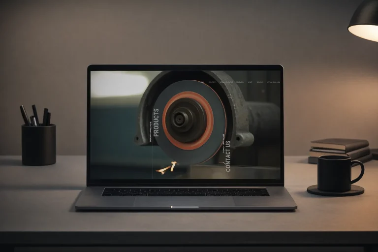 Industrial One‑Page Motion Website (Valves Manufacturer)