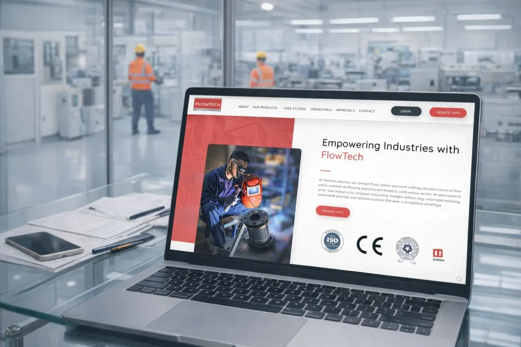 Featured Image - Manufacturing company digital transformation case study for Flowtech