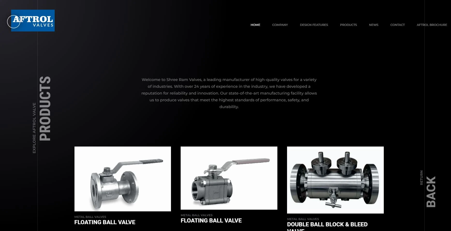 Brand identity and visual system for Aftrol Valves