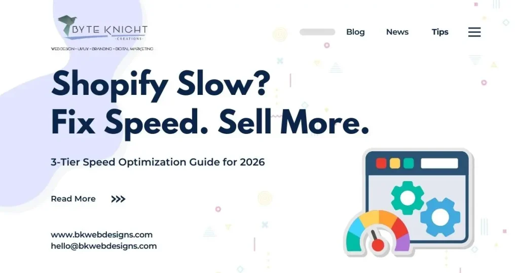 Shopify Slow? Fix Speed. Sell More.