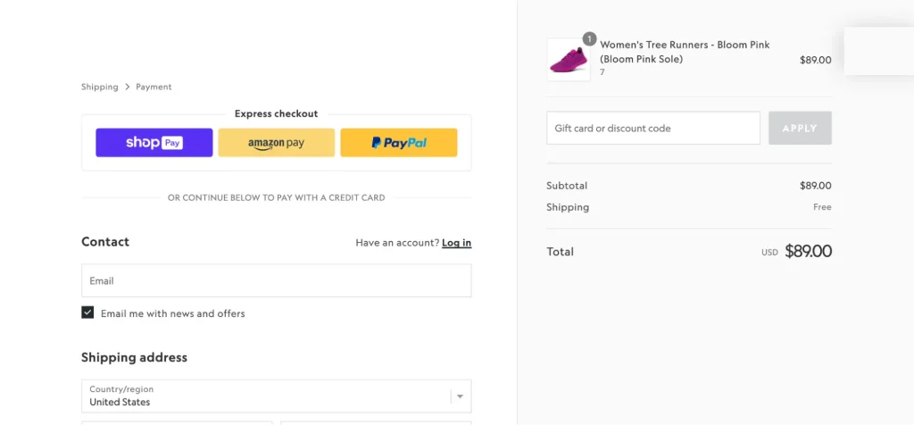  Shopify checkout optimization showing reduced form fields and added trust badges